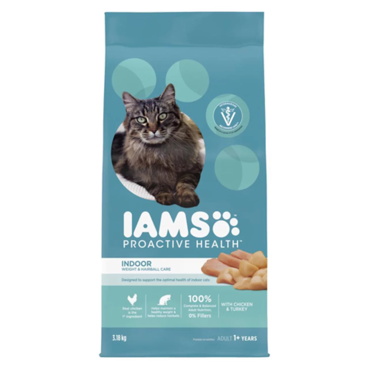 Iams Proactive Health Adult Weight Hairball Care Chicken Turkey Dr KHARB