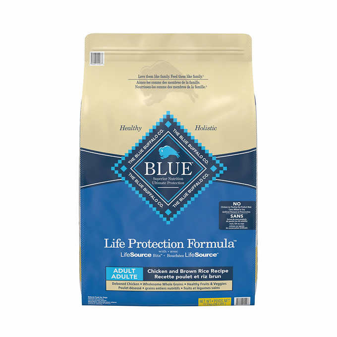 Blue Buffalo Life Protection Formula Chicken and Brown Rice Adult Dog Food 17.2 kg (38 lb.)