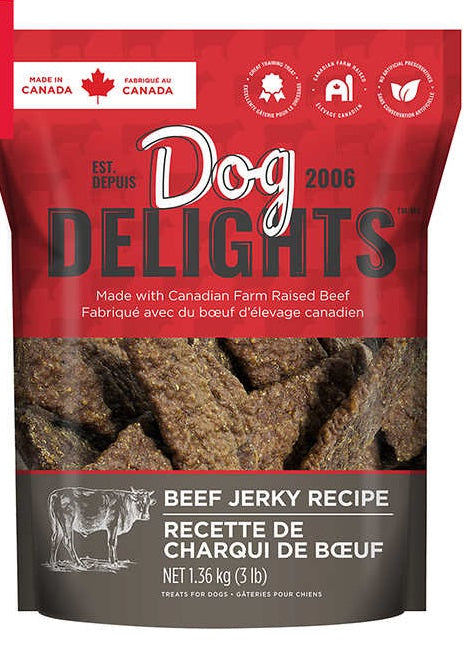 Dog Delights Beef Jerky 1.36kg