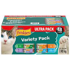 Friskies Ultra Pack Variety Pack Cat Food 48 CANS 7.49Kg