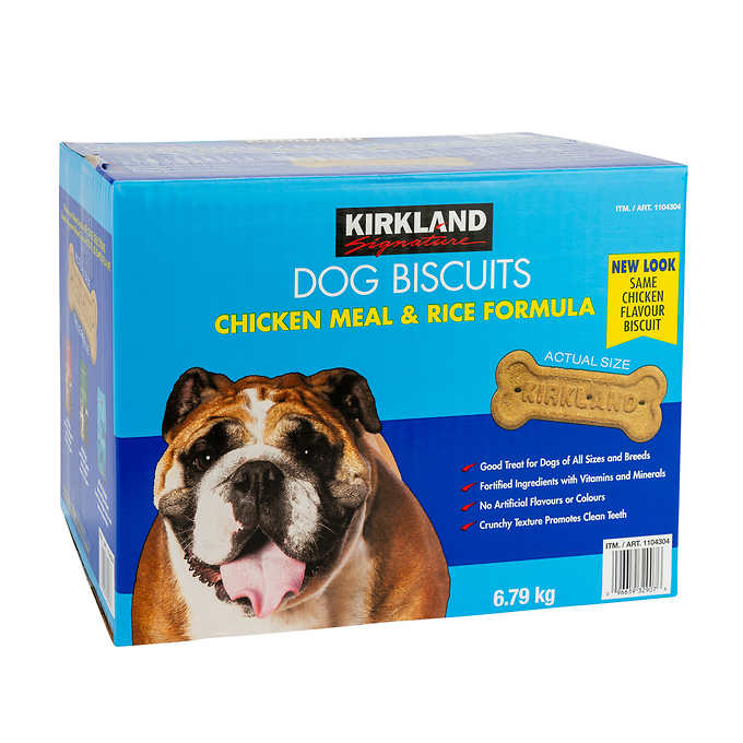 Kirkland Signature Chicken Meal & Rice Formula Dog Biscuits 6.79Kg