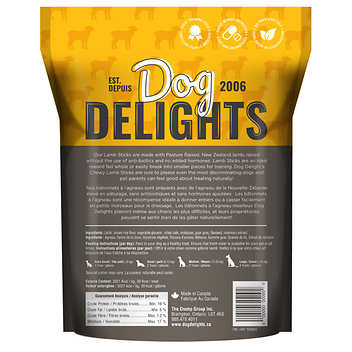 Dog Delights Chewy Lamb Sticks, 1kg ( 2.2 lb.)