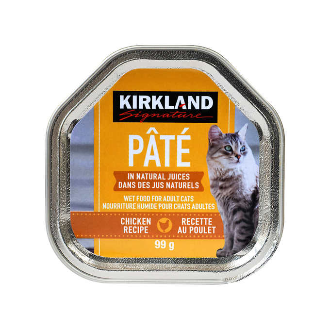 Kirkland Signature Wet Cat Pate Variety Pack 45 x 99 g ( 3.5 oz.)