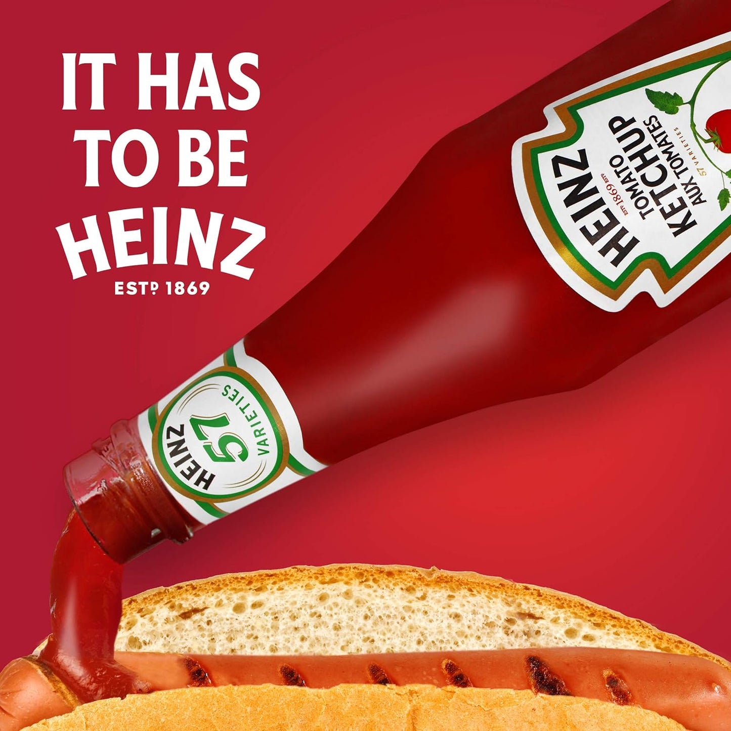 Heinz Ketchup, 2 x 1.25 L