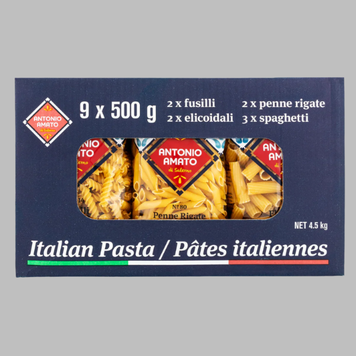 Antonio Amato Pasta Variety Pack 9 × 500 g