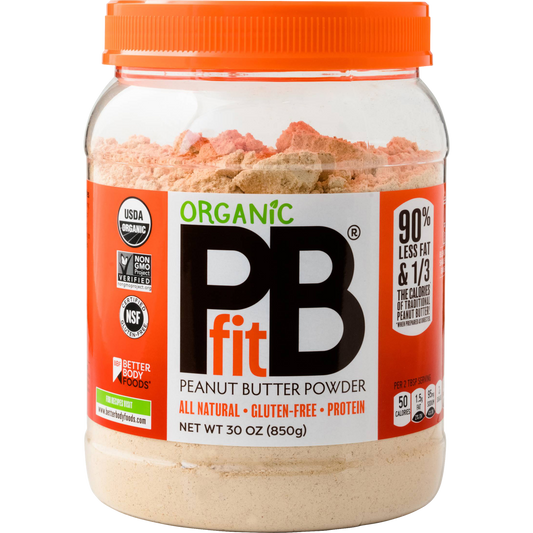 Betterbody Foods Organic PBfit Peanut Butter Powder, 30 oz