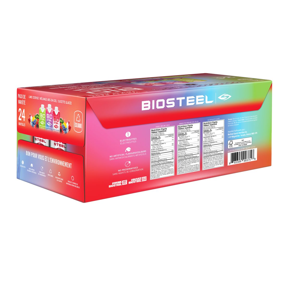 Biosteel Variety Pack 24 × 500 mL