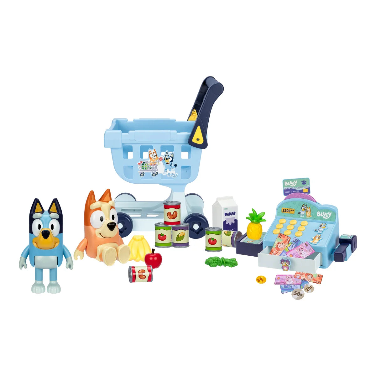 Bluey S11 My Size Shopping Cart Set