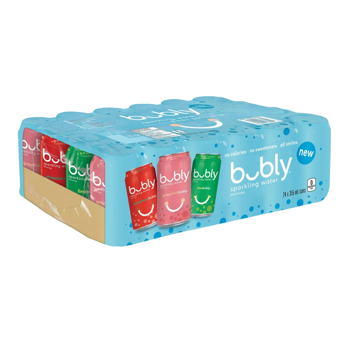 Bubly Sparkling Water Variety 355 mL 24-pack