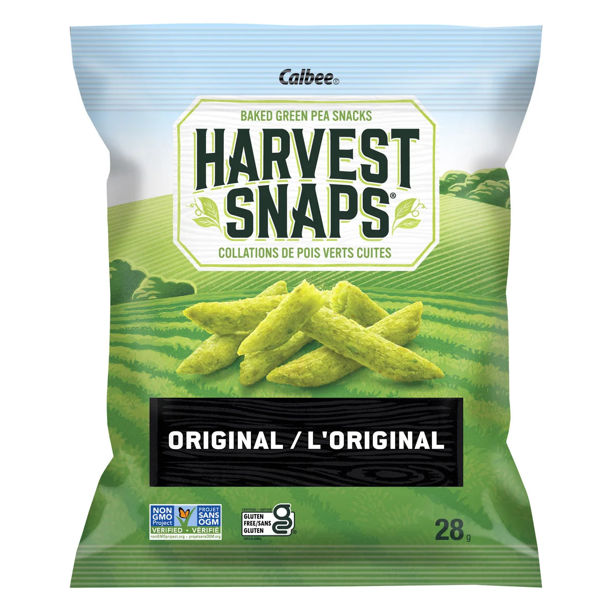 Calbee Harvest Snaps, Baked Green Pea and Red Lentil Snacks, 588 g