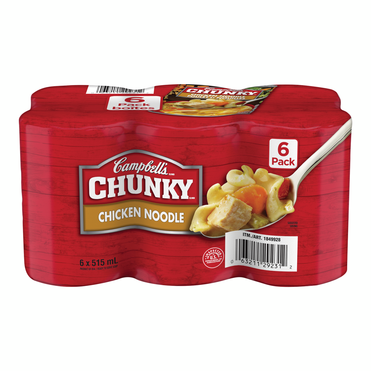 Campbell's Chunky - Chicken noodle 6 x 515 mL