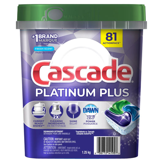 Cascade Platinum Plus ActionPacs, 81 ActionPacs