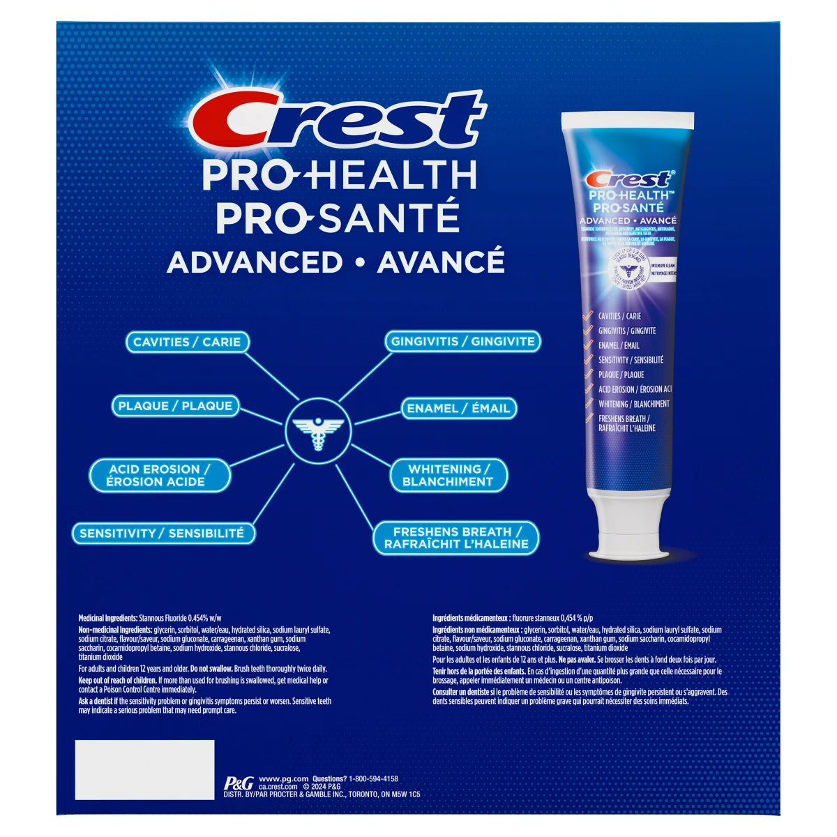 Crest Pro-Health Advanced Intensive Clean, 5x 130 mL