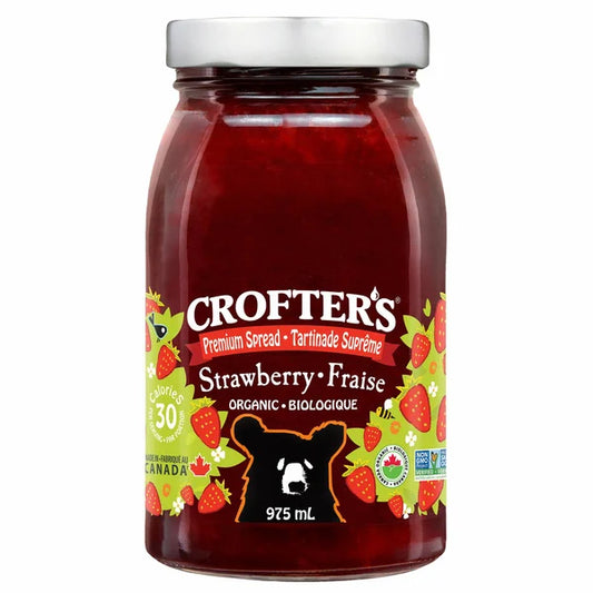 Crofter’s Organic Strawberry Premium Spread Organic Jam 975 ml