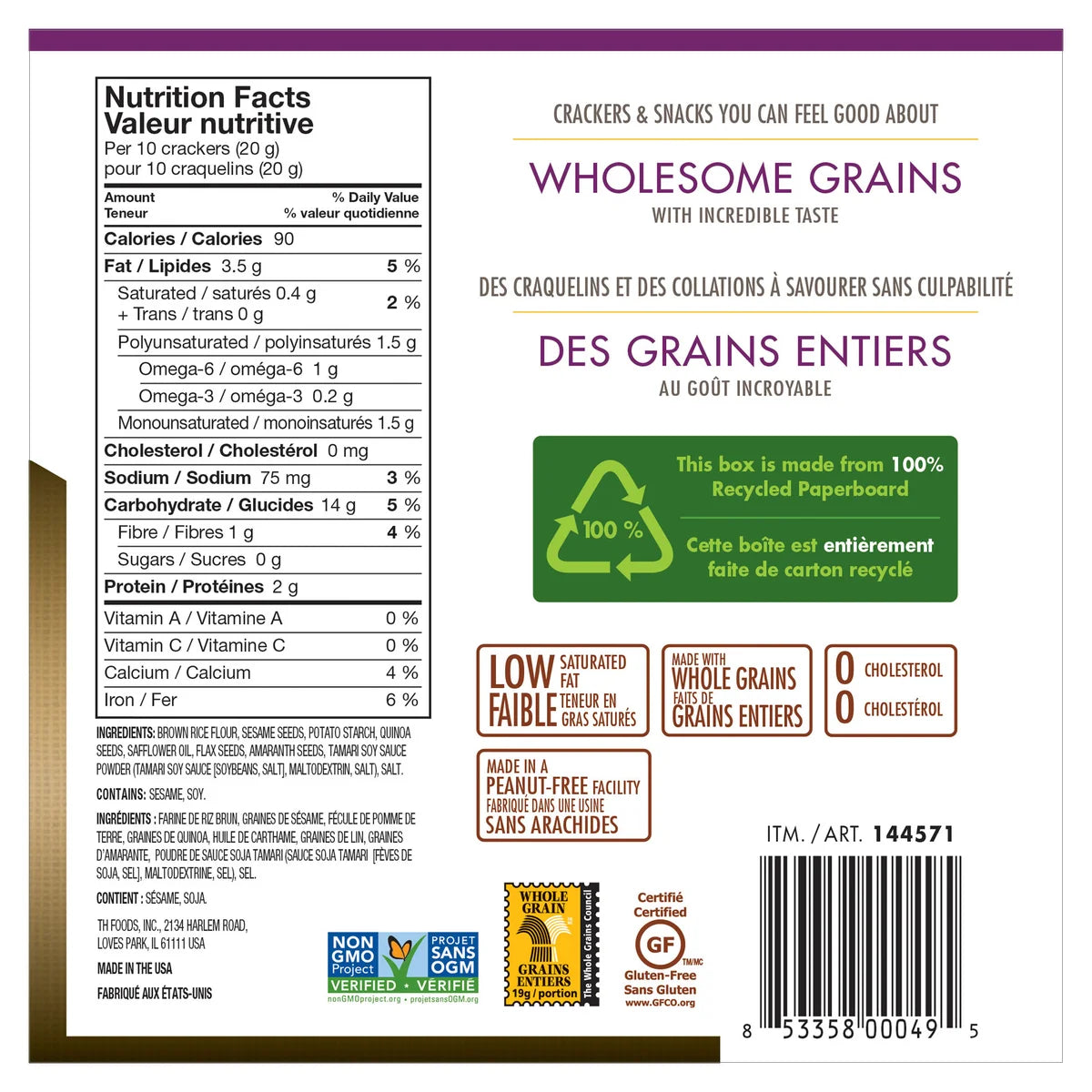 Crunchmaster Multi-Grain Crackers, 567 g