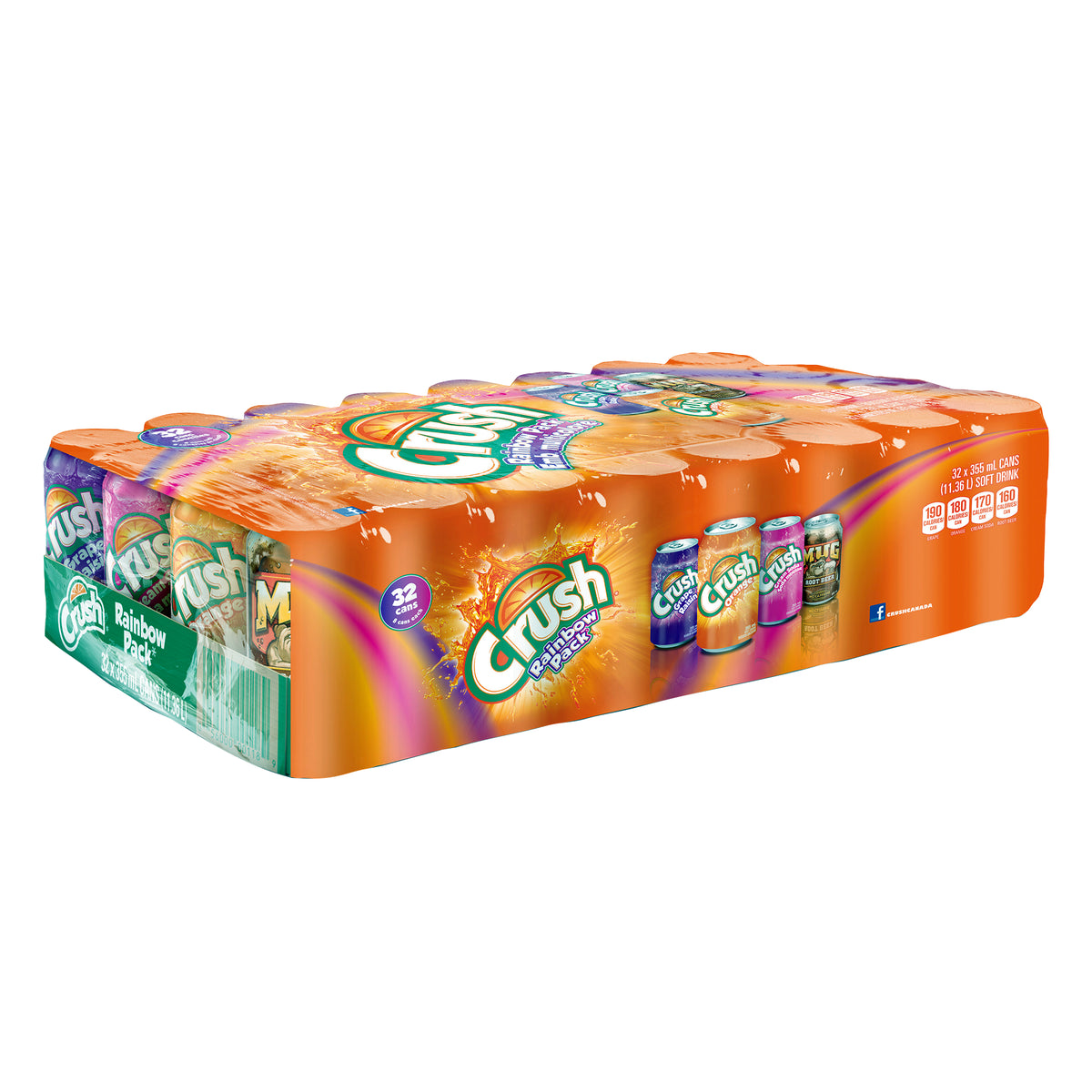 Crush Rainbow Pack 32 × 355 mL