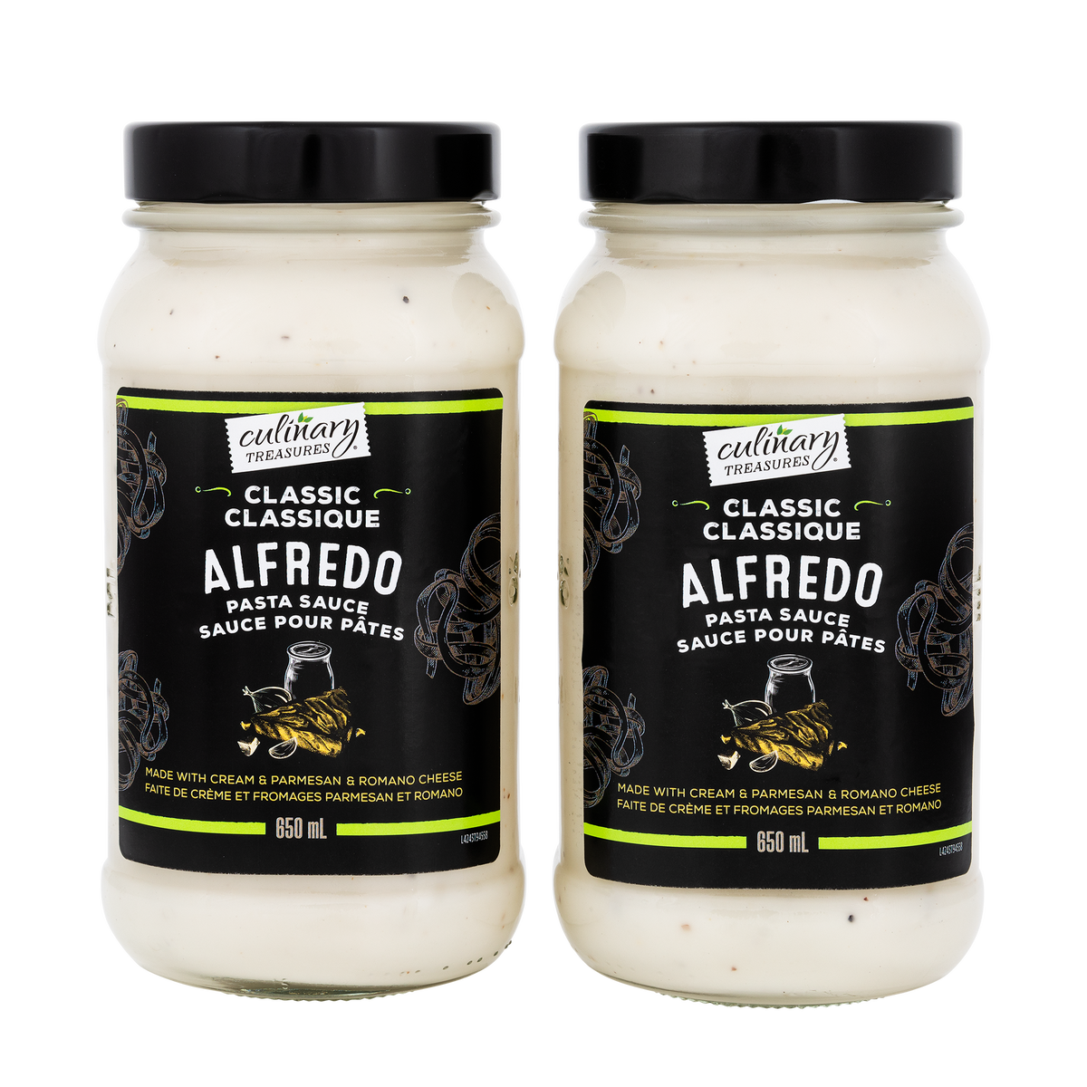 Culinary Treasures Classic Alfredo Sauce 2 x 650 mL