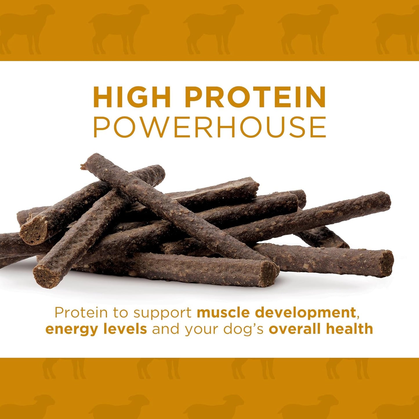 Dog Delights Chewy Lamb Sticks 1.25 kg (2.7 lb.)