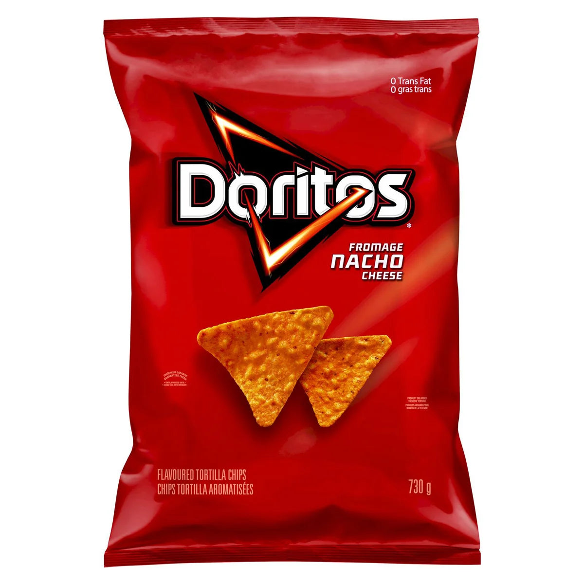 Doritos Nacho Cheese Tortilla Chips, 730 g