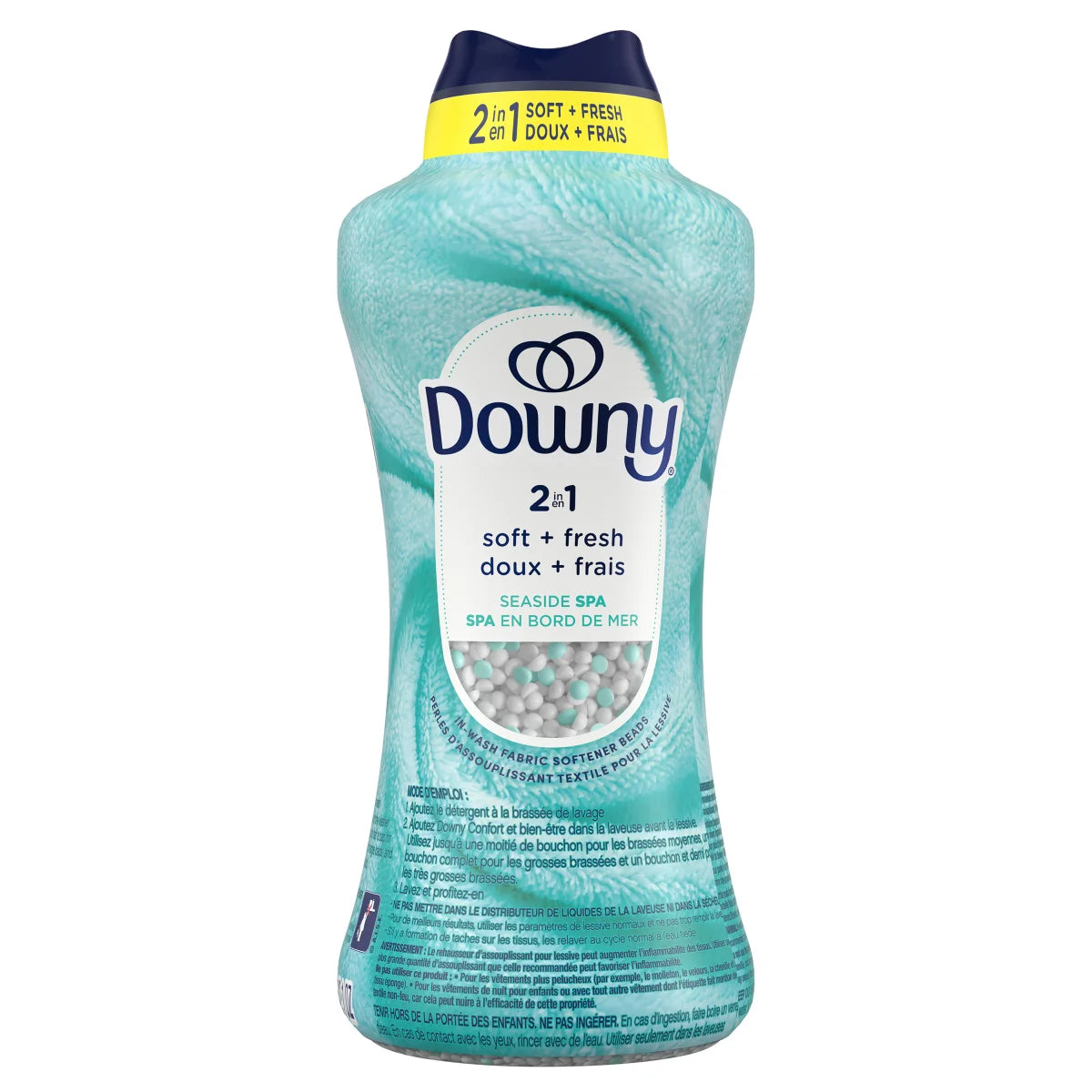 Downy 2-in-1 Soft + Fresh Fabric Softener Seaside Spa, 910 g