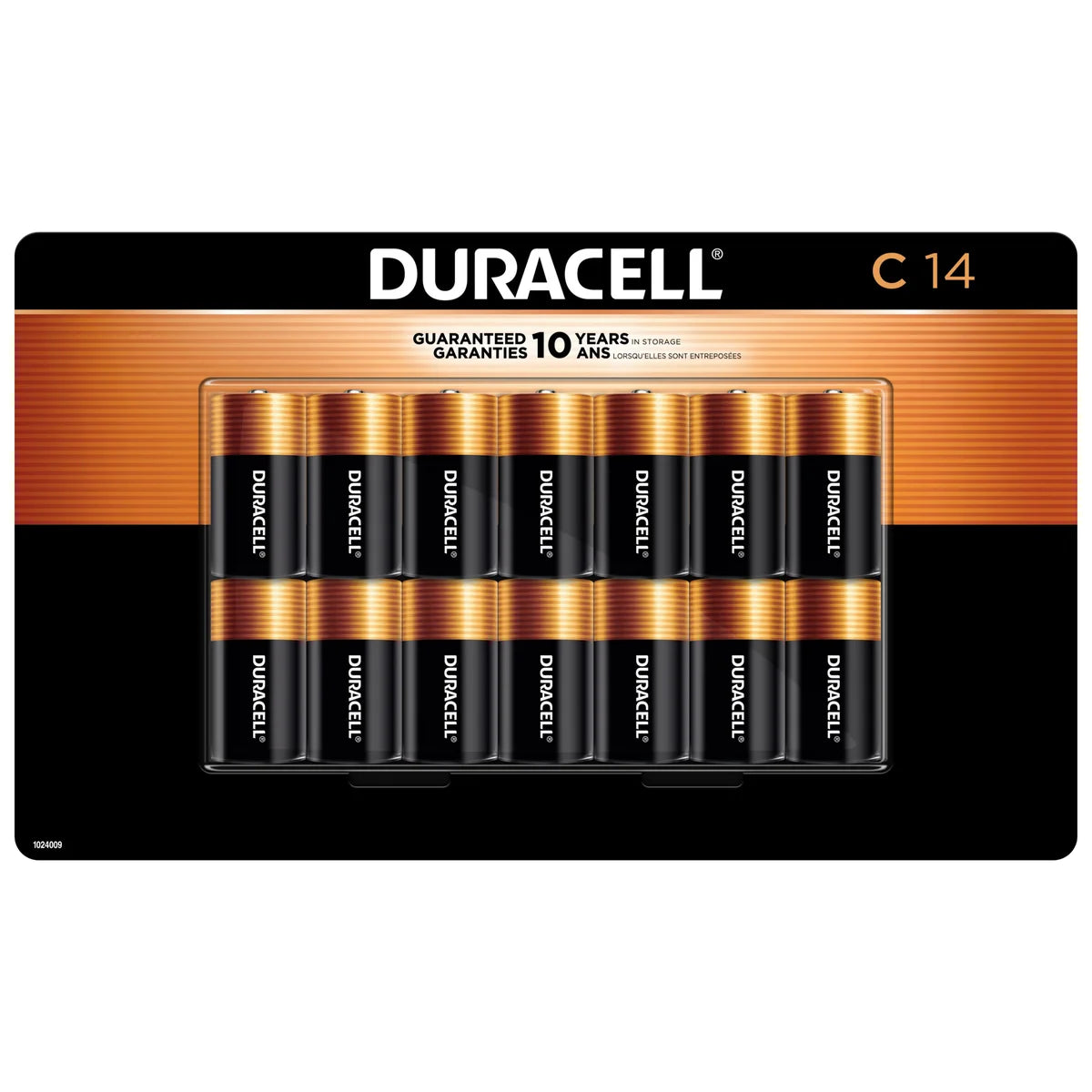 Duracell CopperTop C Batteries, 14-count