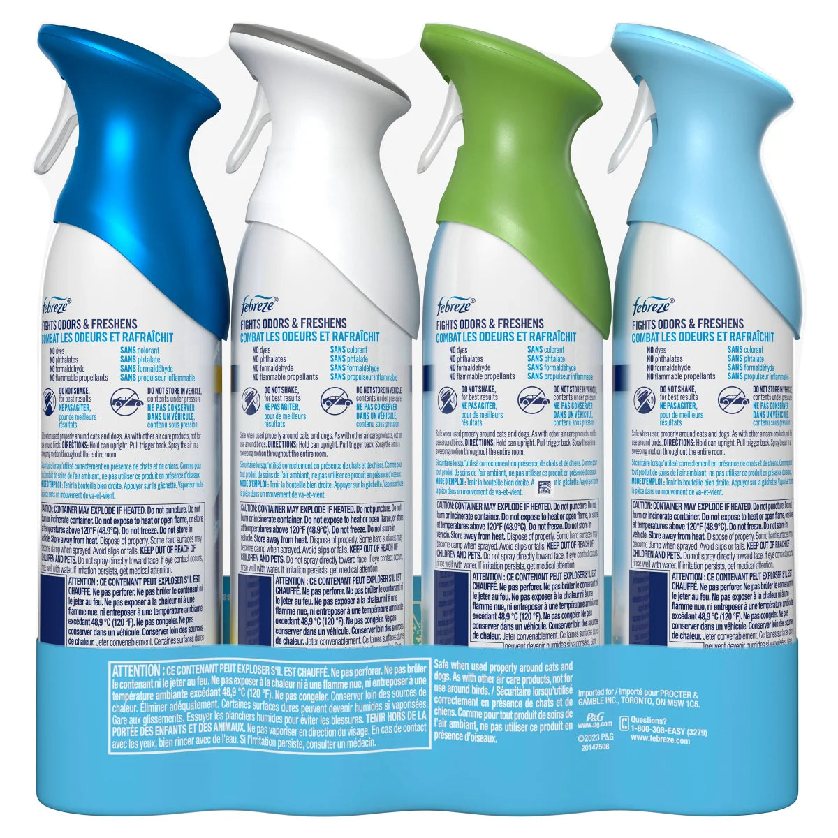 Febreze Air Refresher, Variety Pack, 4-count