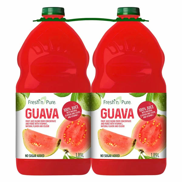 Fresh'n Pure 100% Guava Juice 2 x 1.89 L