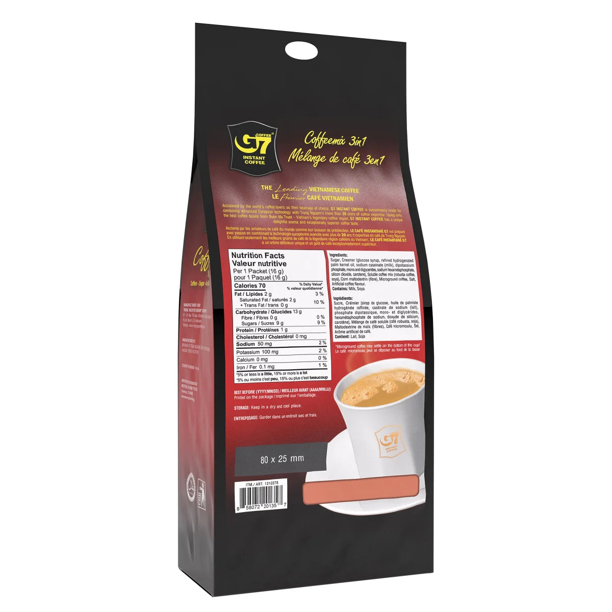 G7 Vietnamese Instant Coffee 120 × 16 g