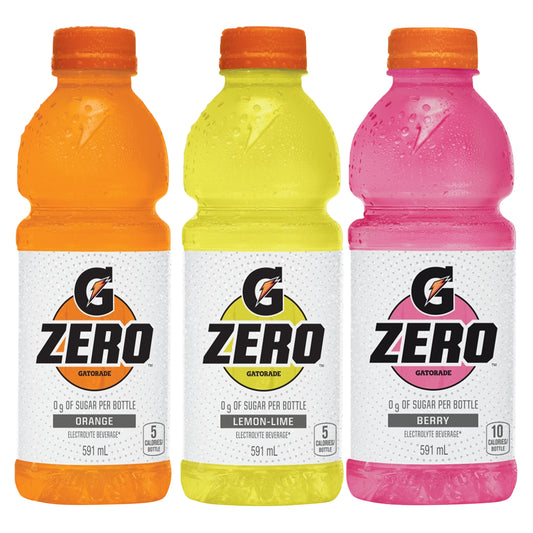 Gatorade Perform Club Pack 28 × 591 mL 8 lemon-lime, 10 berry, 10 orange