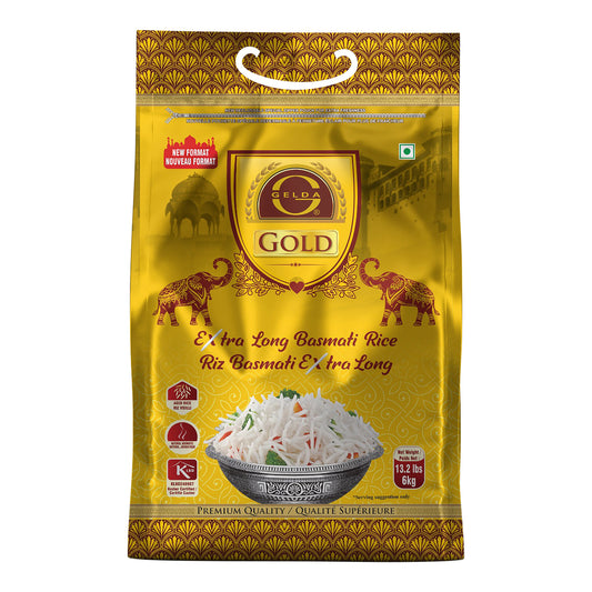 Gelda Gold Basmati Rice 6 kg