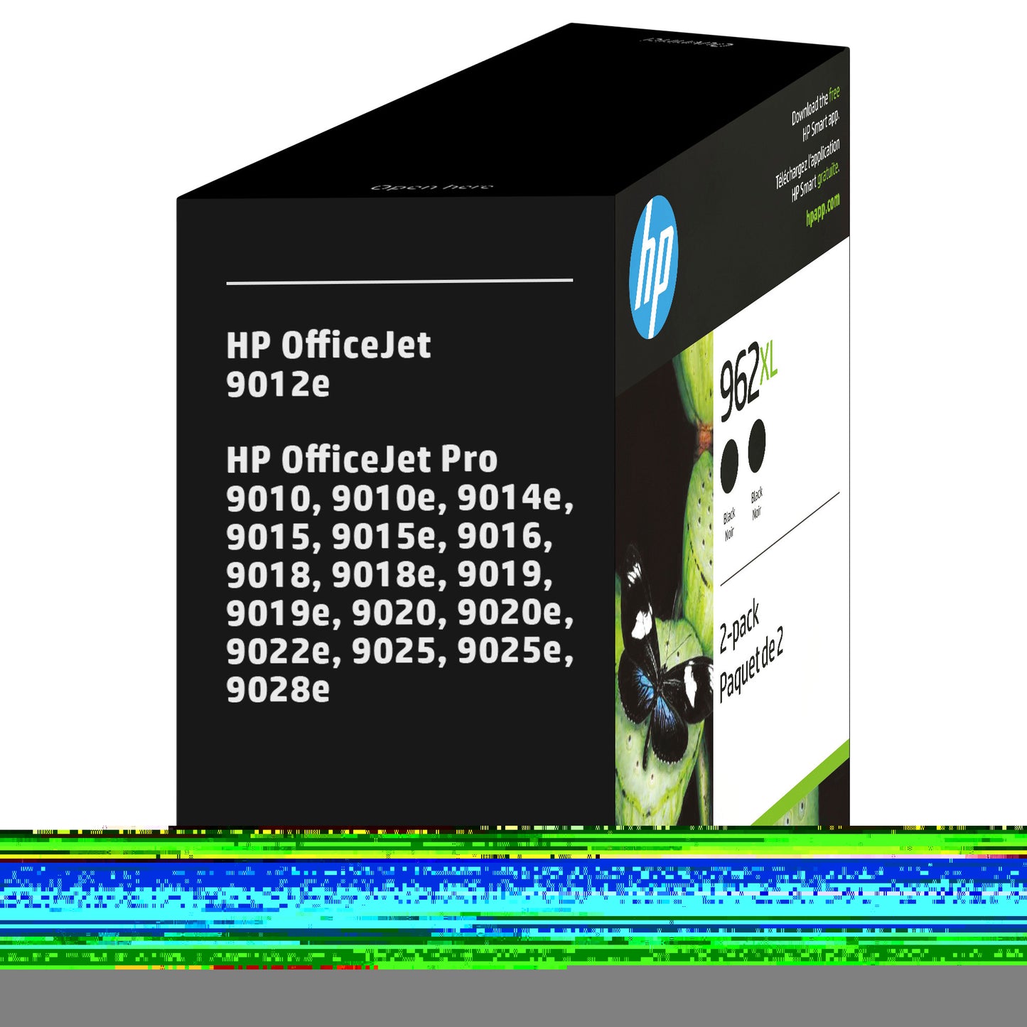 HP 962XL High Yield Black Original Ink Cartridge (3JB35BN) Twin-pack