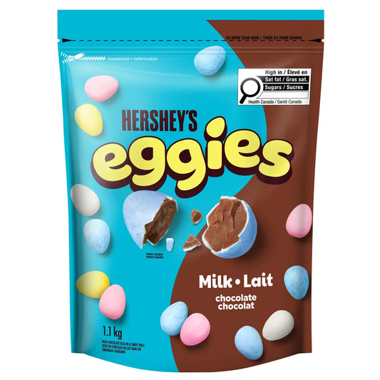 Hershey's Eggies - Milk Chocolate Candy Coated Easter Eggs, 1.1 kg