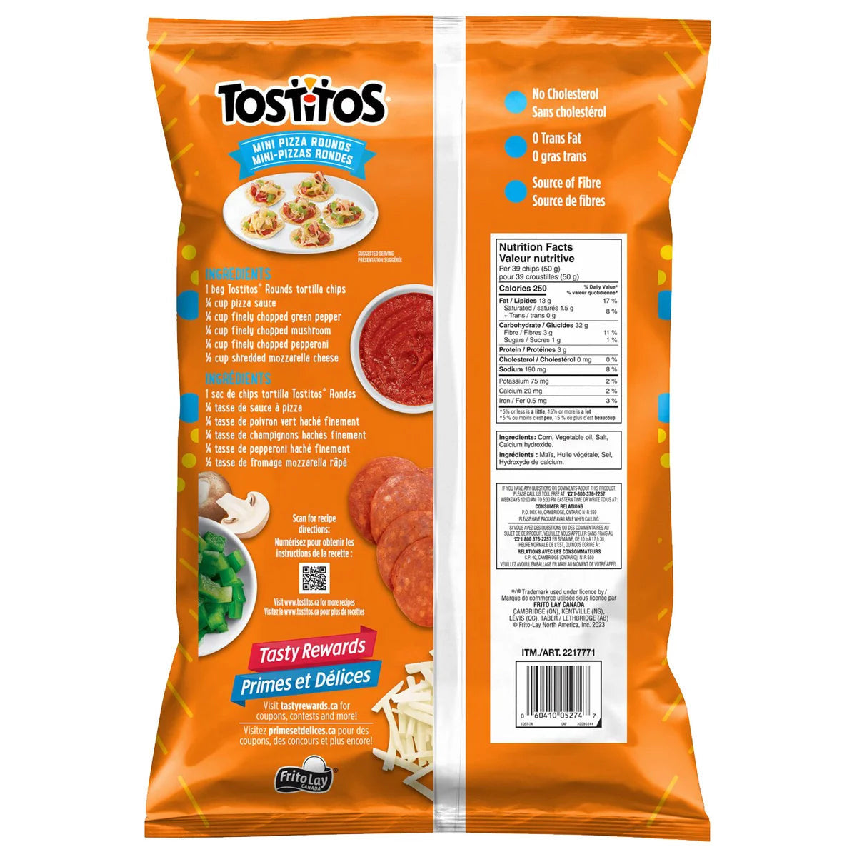 Tostitos Rounds Tortilla Chips, 826 g