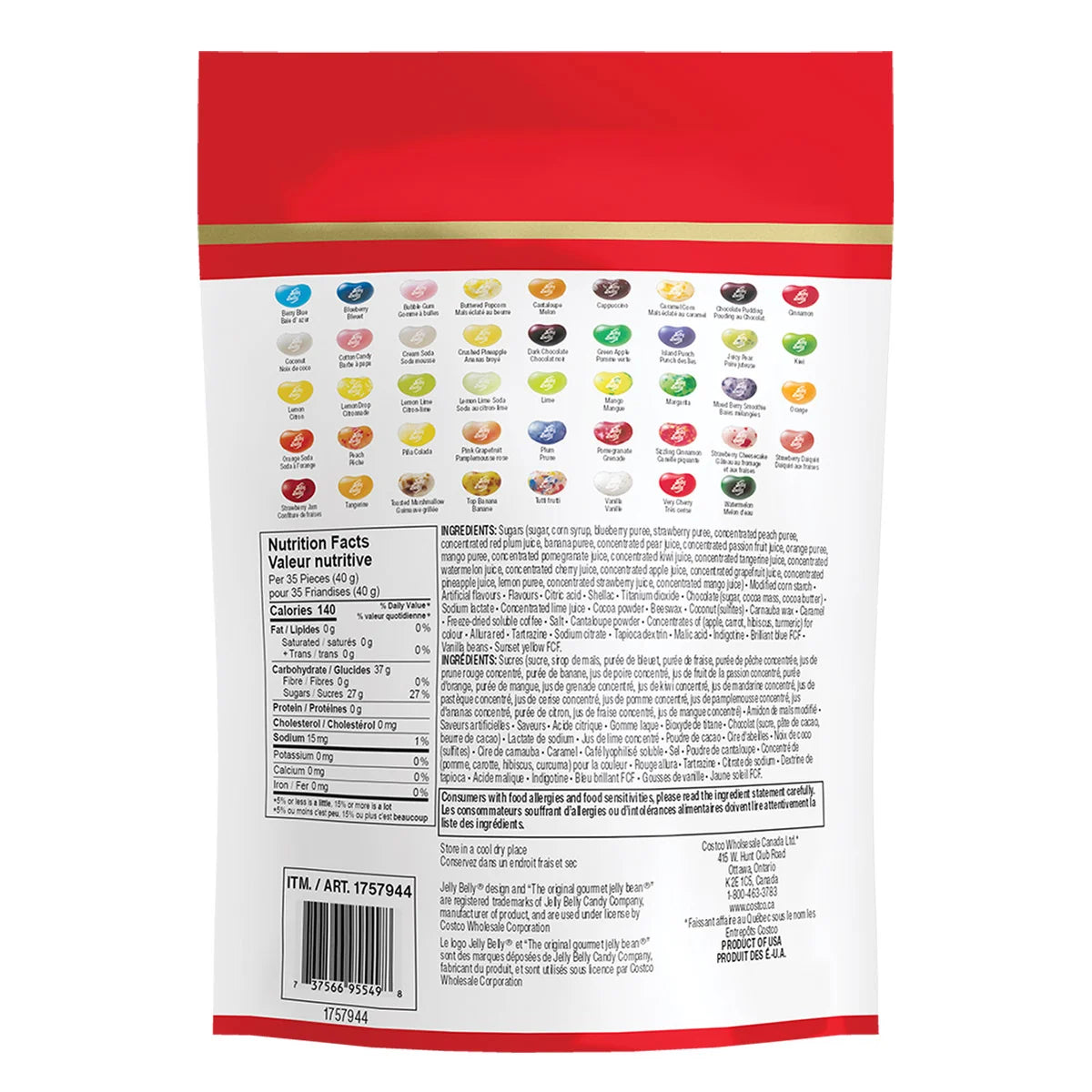 Jelly Belly Jelly Beans Candy, 1.1 kg