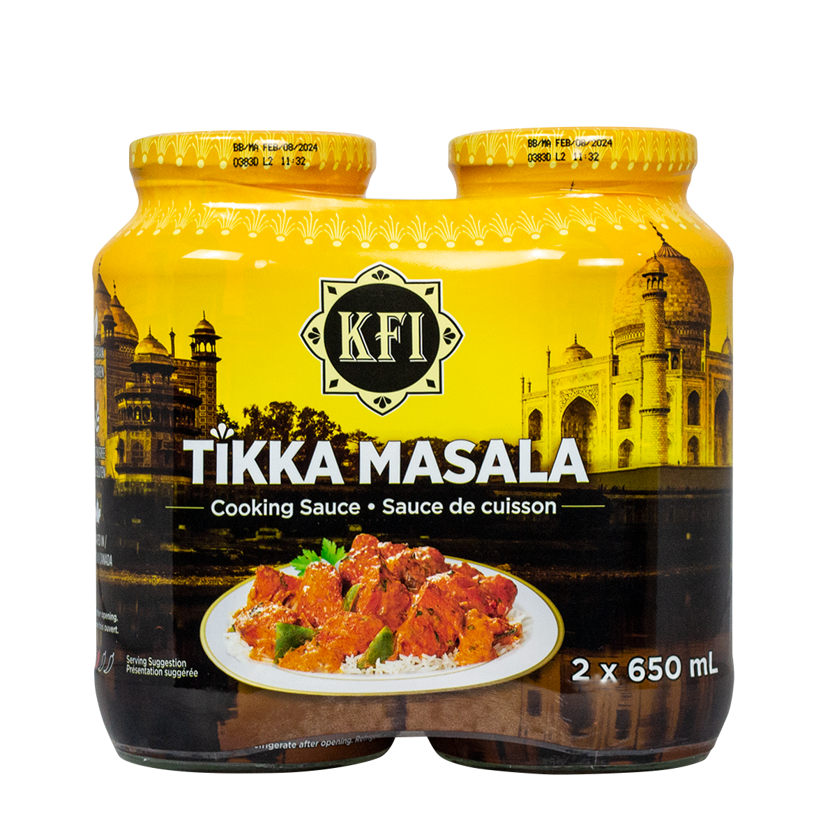 KFI Tikka Masala Sauce 2 × 650 mL