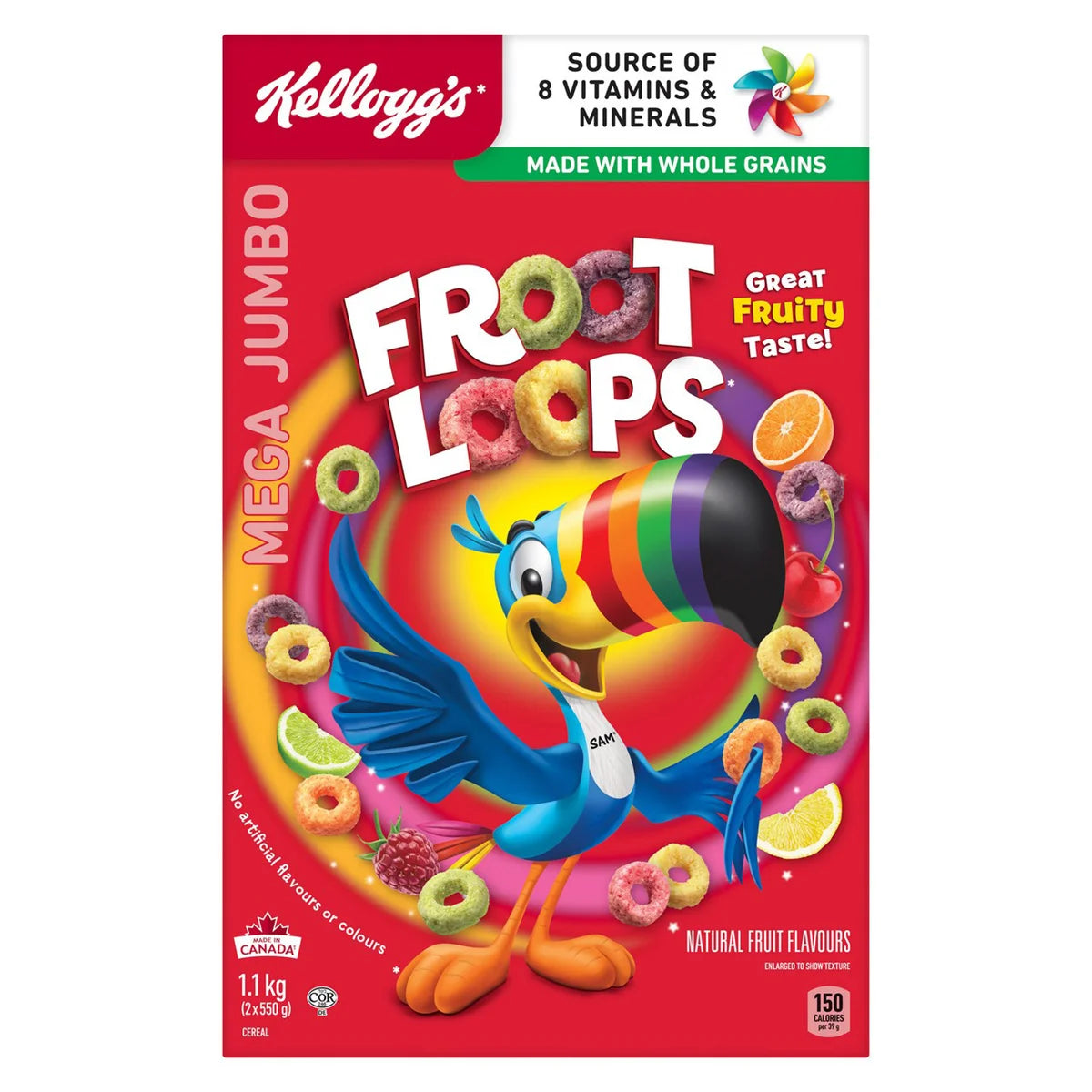 Kellogg’s Froot Loops, 1.1 kg