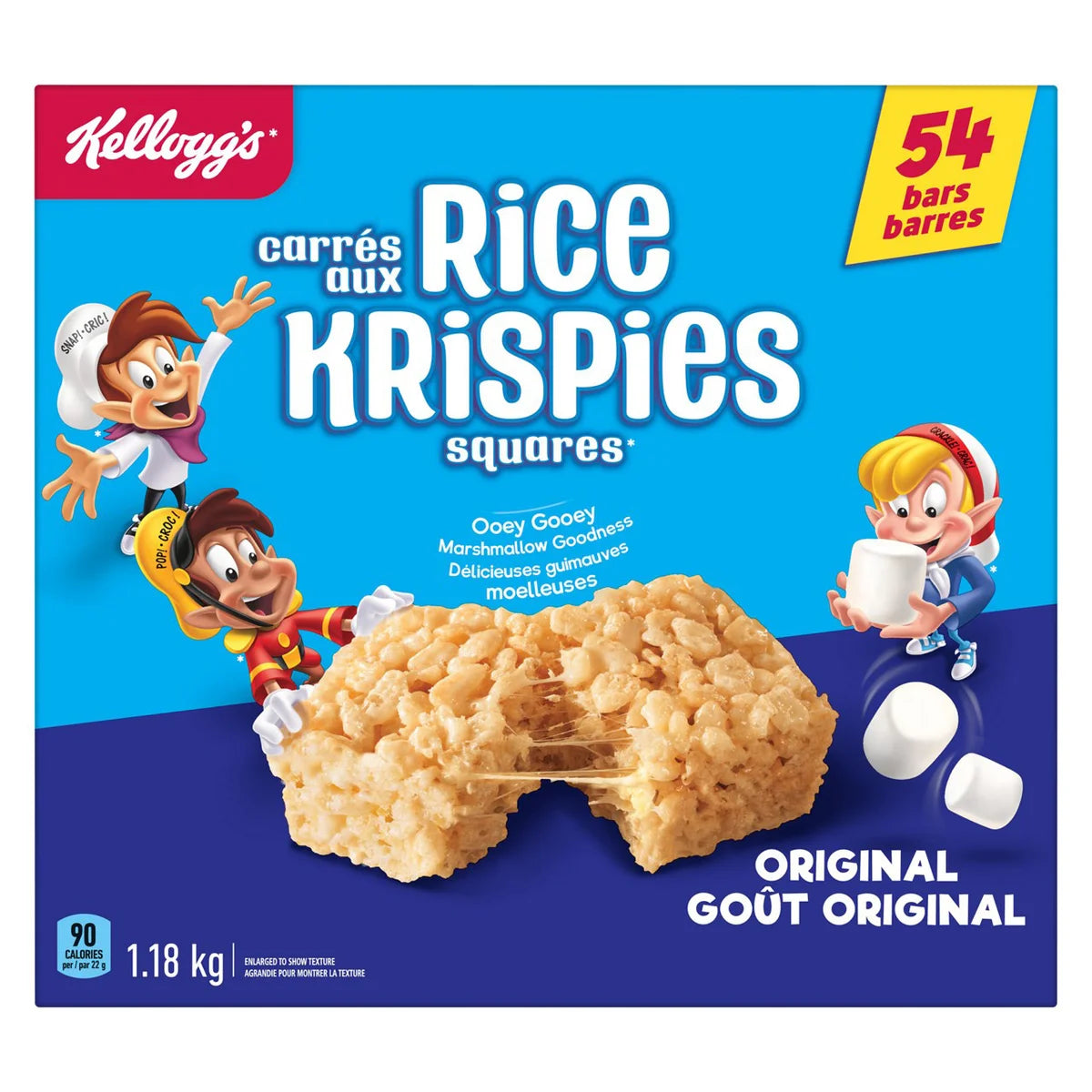 Kellogg's Rice Krispies Squares, 54 × 22 g