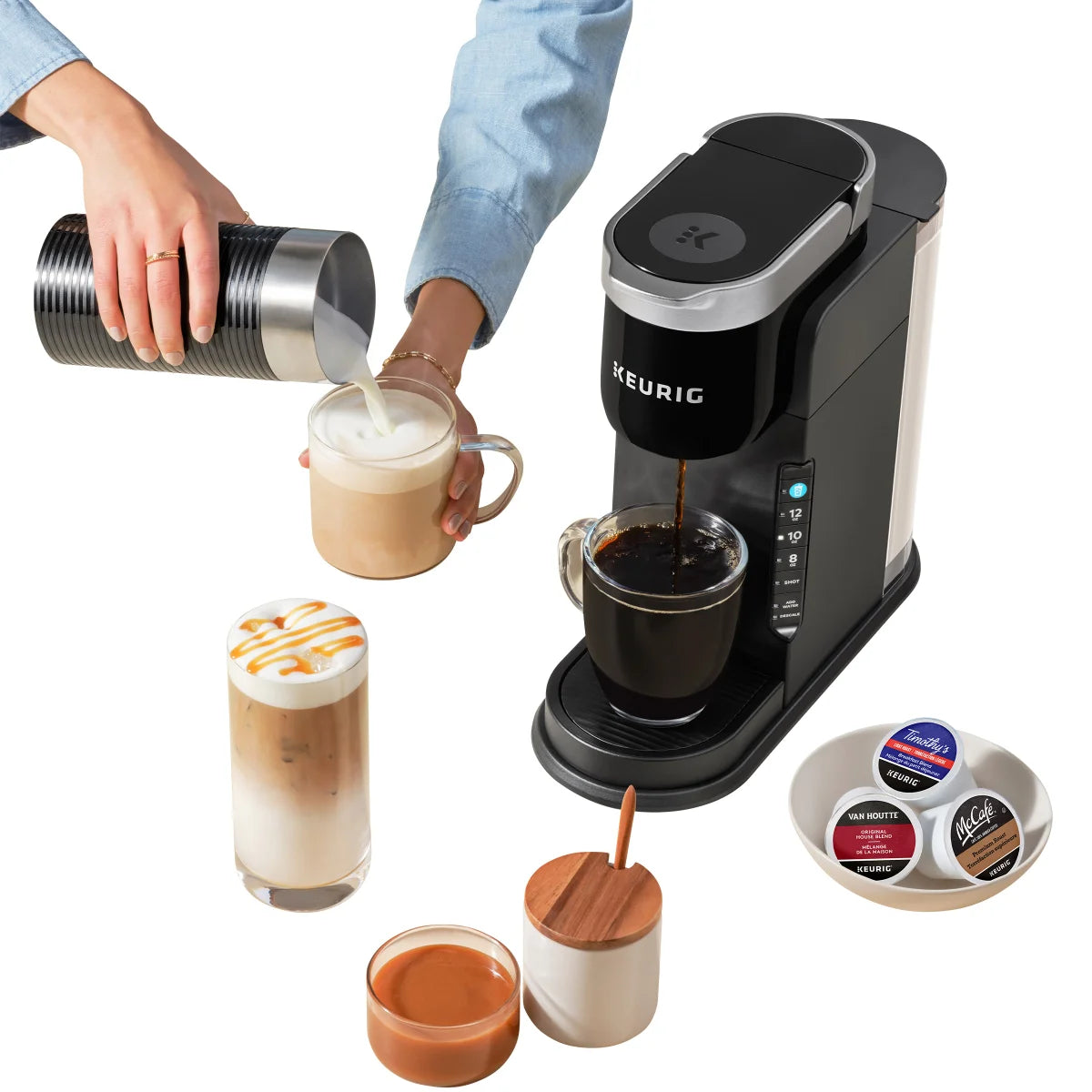 Keurig K-Café Barista Bar Single Serve Coffee Maker and Frother