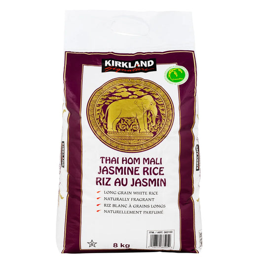 Kirkland Signature Thai Hom Mali Jasmine Rice, 8 kg