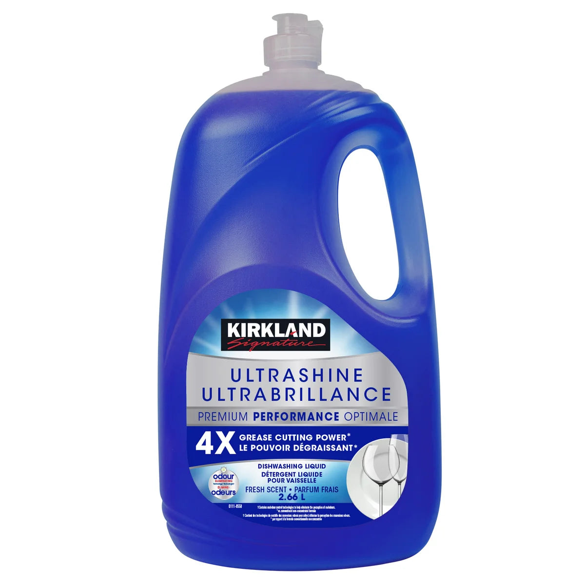 Kirkland Signature Ultra Shine Liquid Dish Soap, Fresh Scent, 2.66L