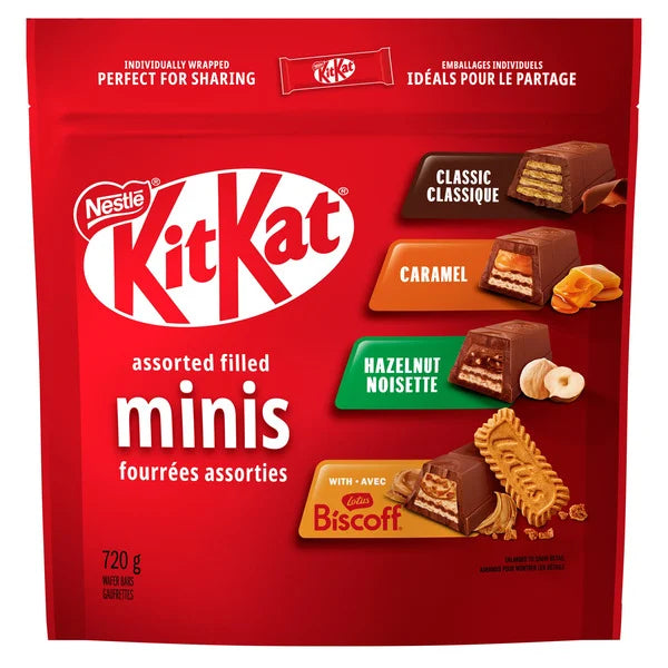 Kit Kat Assorted Filled Mini Wafer Bars 720g