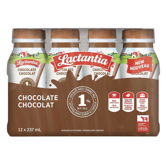 Lactantia Chocolate Milk 12 x 237 mL