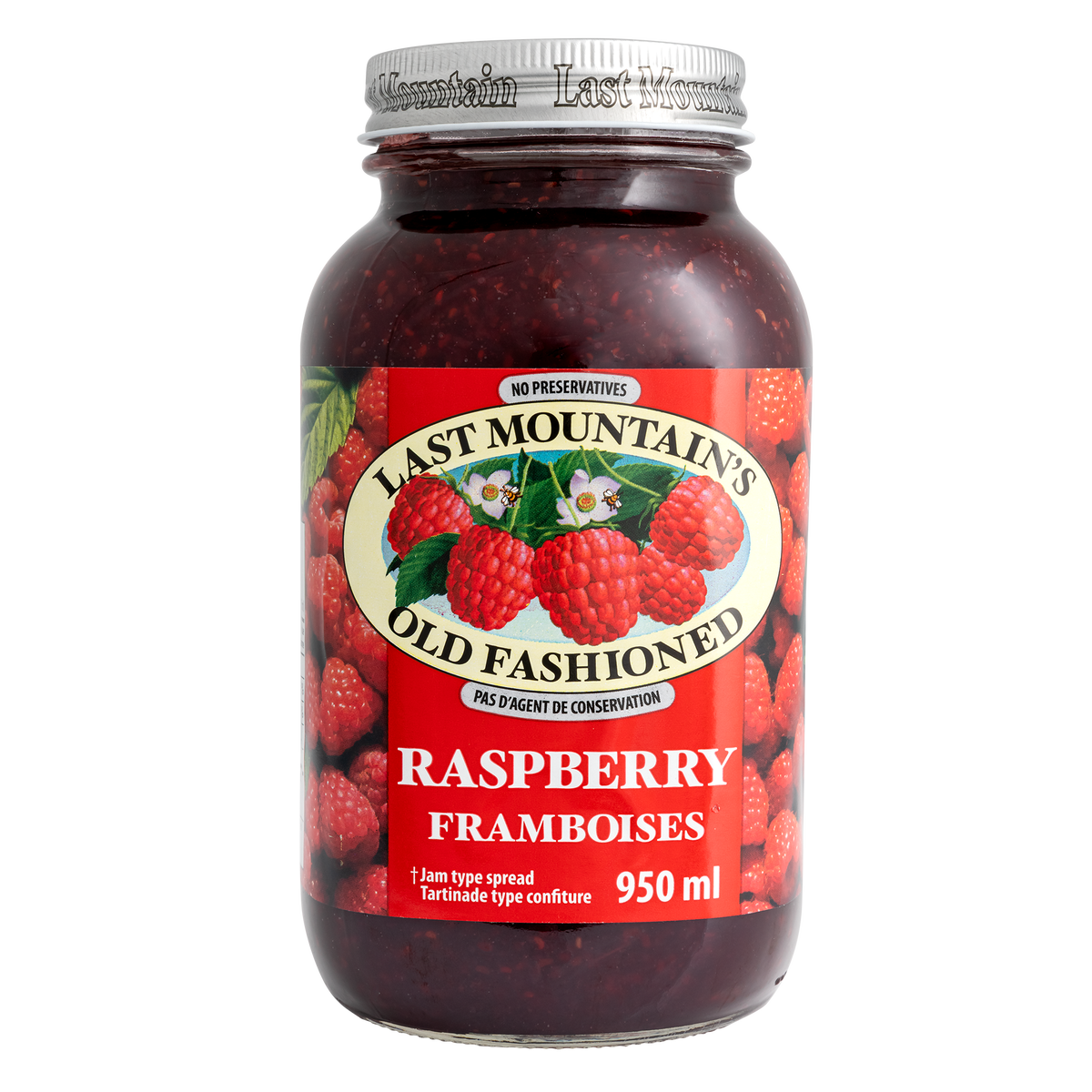 Last Mountain’s Old Fashioned Raspberry Jam 950 mL