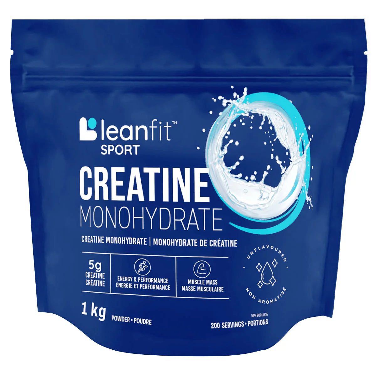 Leanfit Sport Creatine Monohydrate, 1kg