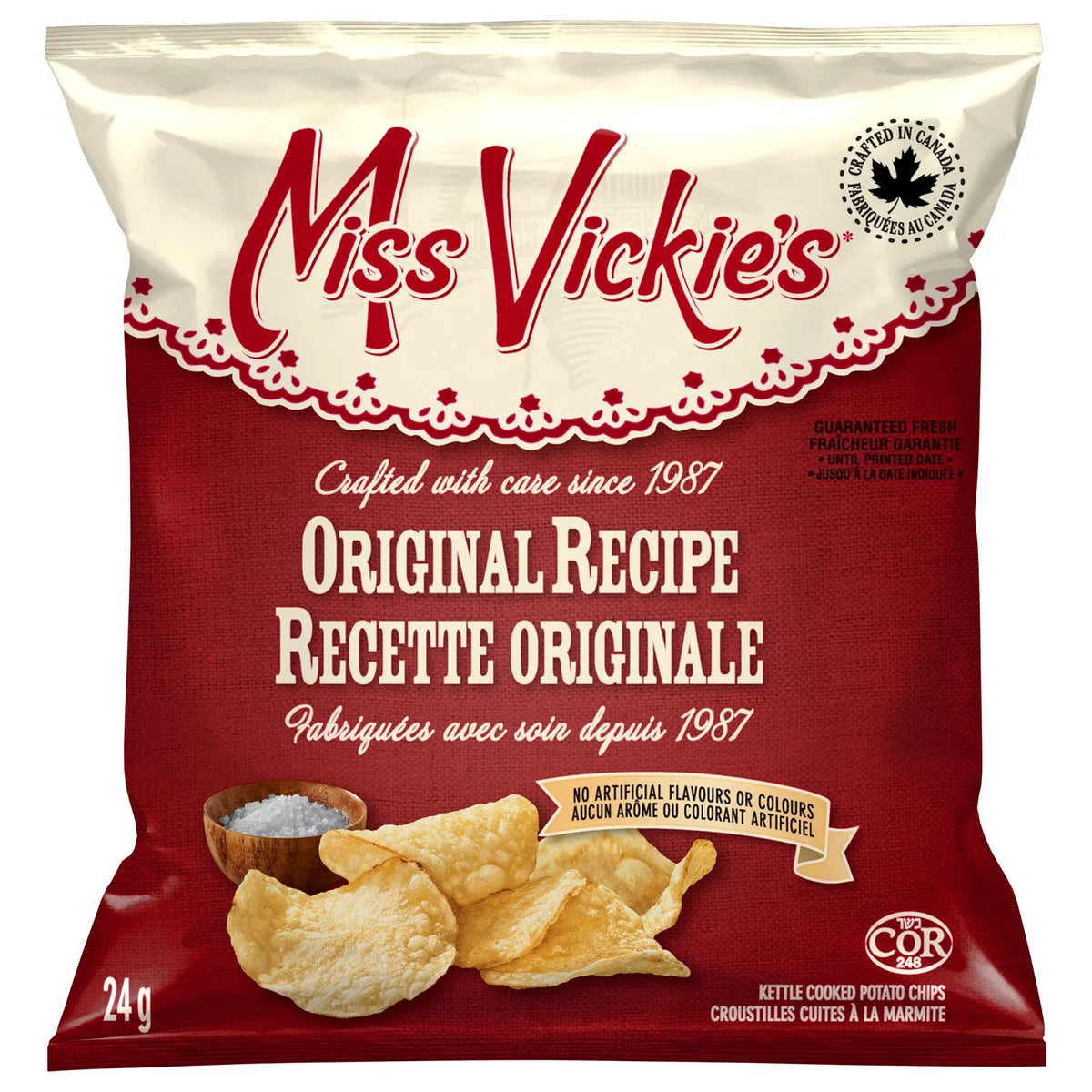 Miss Vickie's Potato Chips Variety Pack, 36 × 24 g