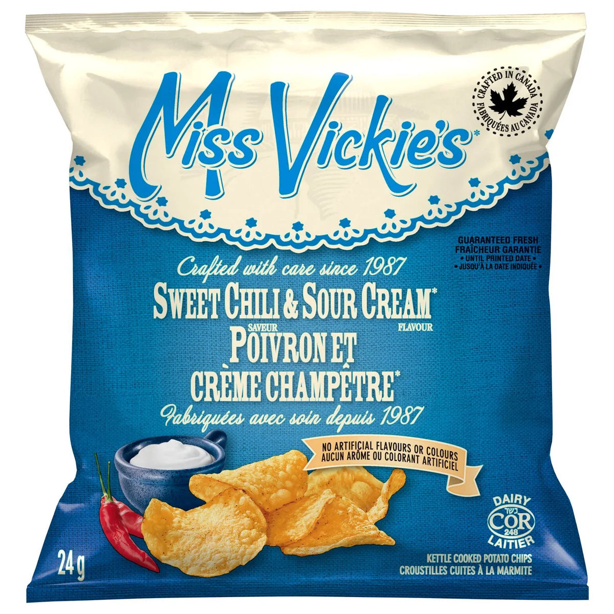 Miss Vickie's Potato Chips Variety Pack, 36 × 24 g