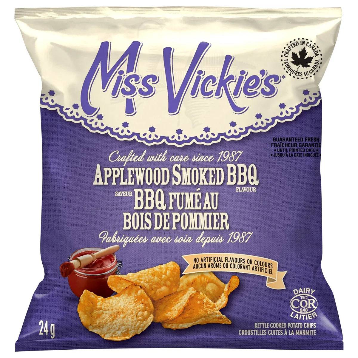 Miss Vickie's Potato Chips Variety Pack, 36 × 24 g