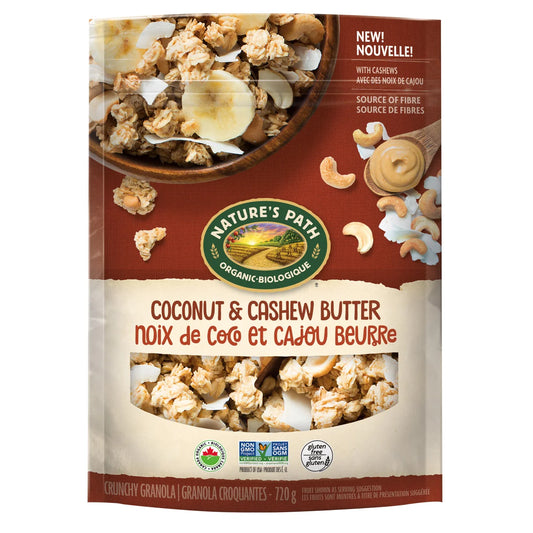 Nature’s Path Organic Coconut & Cashew Butter Granola, 720 g