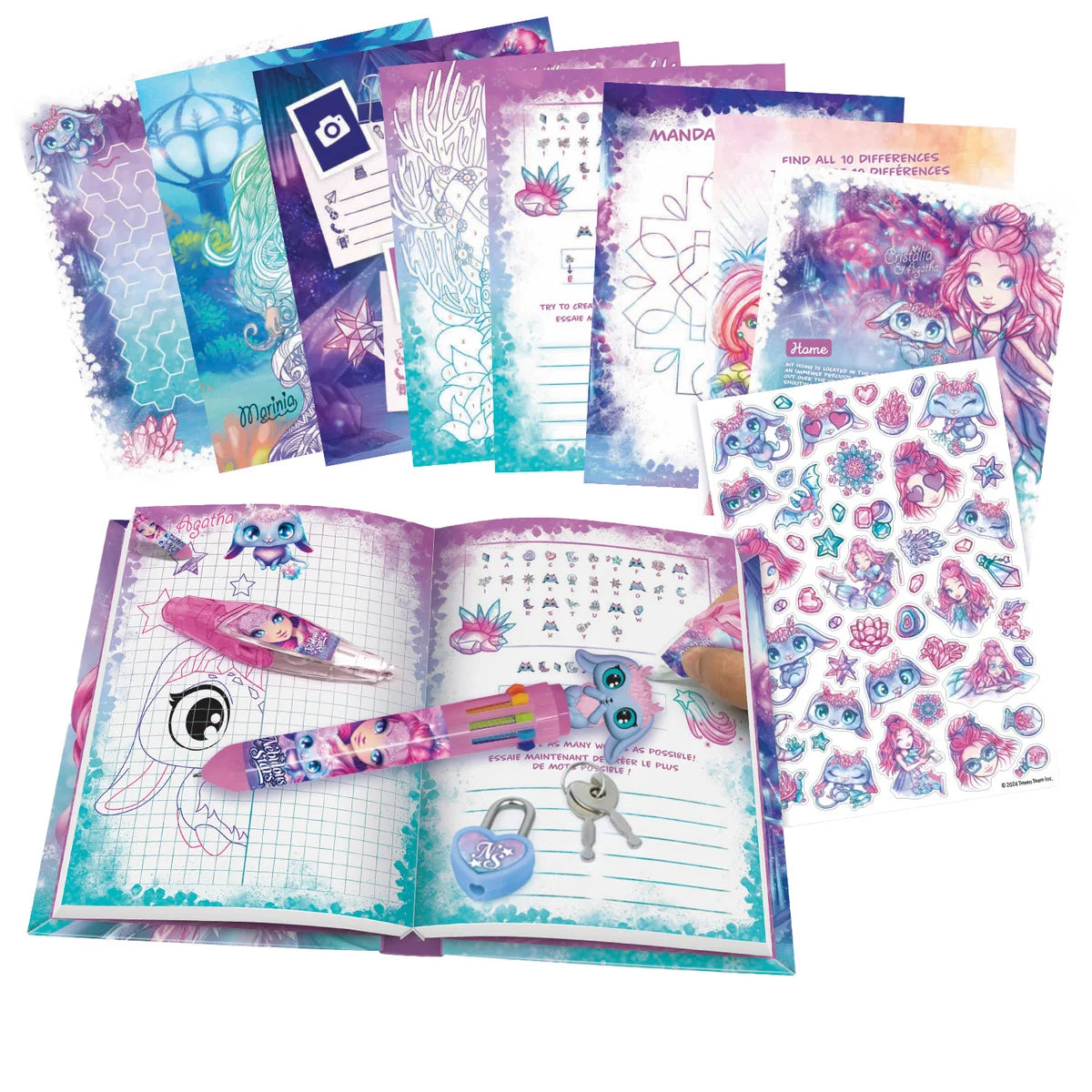 Nebulous Stars - Cristalia’s Stationery Set