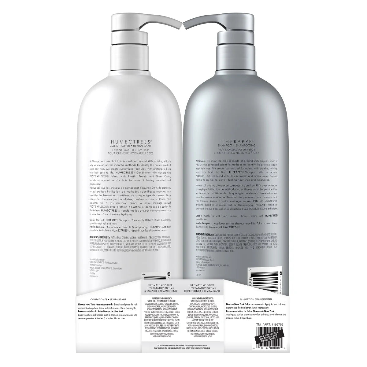 Nexxus Therappe Shampoo And Humectress Conditioner, 2 x 1 L